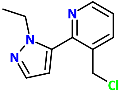 (image for) MC012228 3-(Chloromethyl)-2-(2-ethylpyrazol-3-yl)pyridine